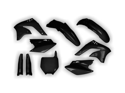 3108 plastics kit kawasaki kxf 450 kx450f 2006 2007 2008 black 8pm2