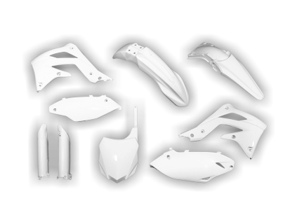 3147 plastics kit kawasaki kxf 450 kx450f 2013 2014 2015 white 5mrj