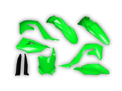 3207 plastics kit kawasaki kx restyle 125 250 2003 green fvem