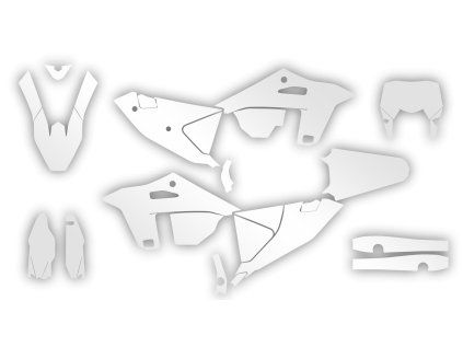 graphics kit fantic xe 300 24 25 transparent kit draft