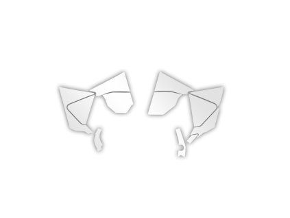 graphics kit fantic xe 300 24 25 transparent side protection kit draft