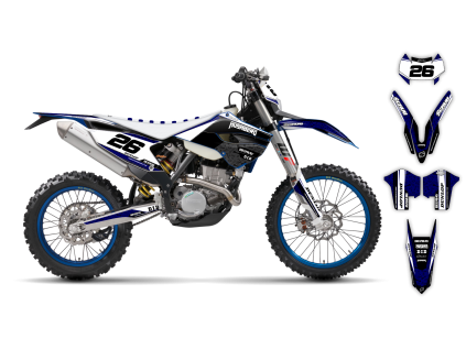 graphics kit husaberg fe 13 14 viper le bike