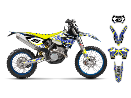 graphics kit husaberg fe 13 14 step up le bike