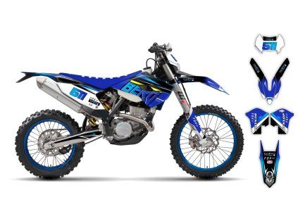 graphics kit husaberg fe 13 14 se1000 st bike