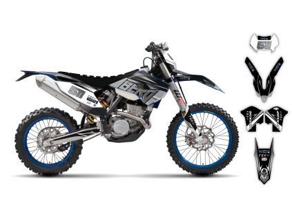 graphics kit husaberg fe 13 14 se1000 r4 bike