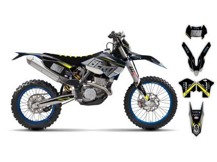 graphics kit husaberg fe 13 14 se1000 r3 bike