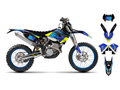 graphics kit husaberg fe 13 14 se1000 r2 bike