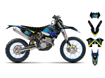 graphics kit husaberg fe 13 14 se1000 le bike