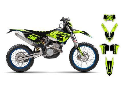 graphics kit husaberg fe 13 14 fluo fr2 st bike
