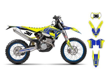 graphics kit husaberg fe 13 14 factory replica 2 le bike
