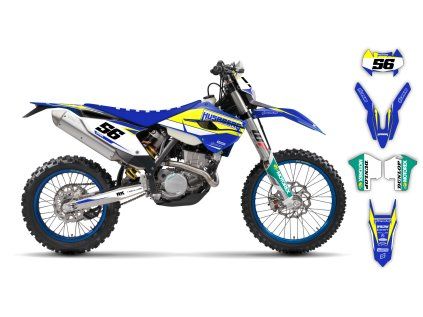graphics kit husaberg fe 13 14 factory replica 1 st bike