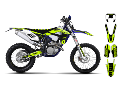 graphics kit sherco se sef 17 19 fluo se1044 le bike