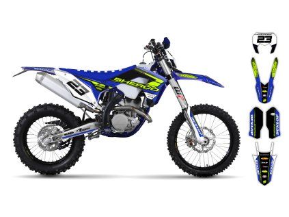graphics kit sherco se sef 17 19 fluo se1010 st bike