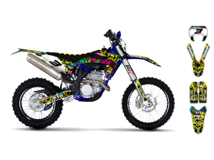 graphics kit sherco se sef 13 16 wasabi st bike