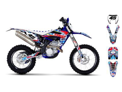graphics kit sherco se sef 13 16 step up le bike