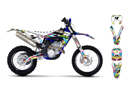 graphics kit sherco se sef 13 16 h2 le bike