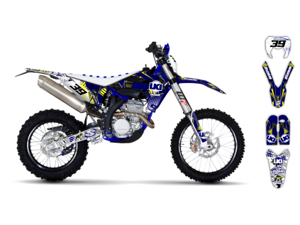 graphics kit sherco se sef 13 16 block pass le bike