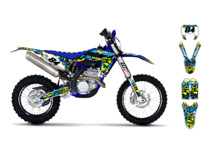 graphics kit sherco se sef 13 16 attack r1 bike