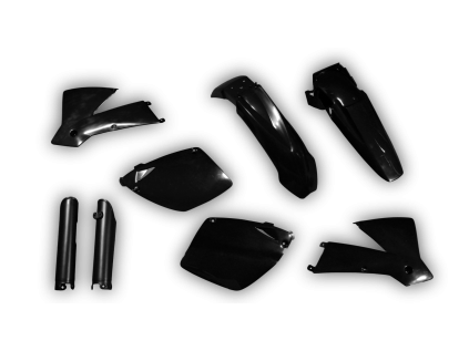 4134 plastics kit ktm exc excf 2003 black kj7g