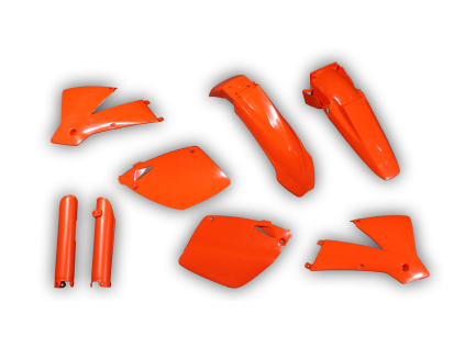 4137 plastics kit ktm exc excf 2003 orange kj7g