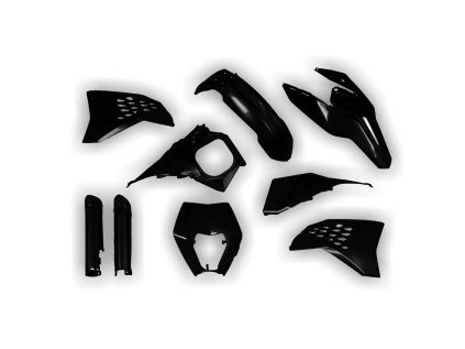 4155 plastics kit ktm exc excf 2008 2010 2011 black airbox 4d2m