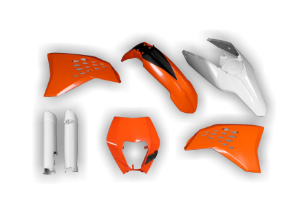 4161 4161 plastics kit ktm exc excf 2008 2010 2011 oem 1 4d2m