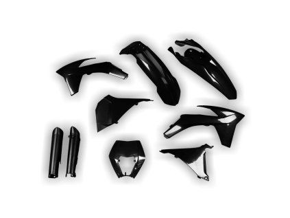 4185 plastics kit ktm exc excf 2012 2013 black xb8w
