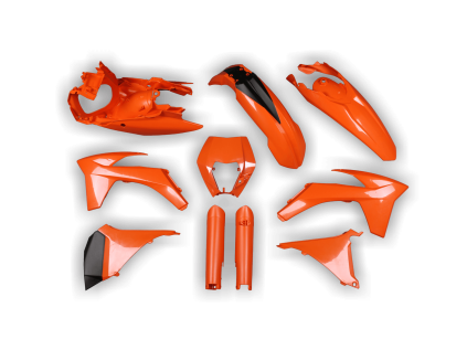 4197 plastics kit ktm exc excf 2012 2013 f orange xb8w