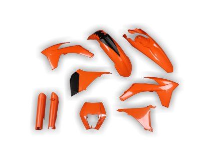 4206 plastics kit ktm exc excf 2012 2013 orange no airbox xb8w
