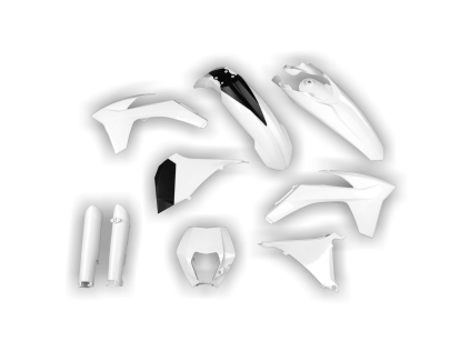 4209 plastics kit ktm exc excf 2012 2013 white xb8w
