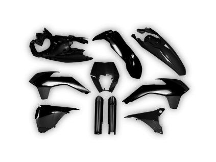 4212 plastics kit ktm exc excf 2014 2015 black a jy9x
