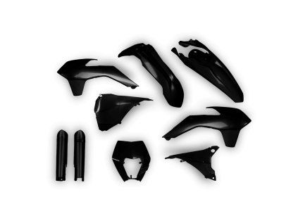 4215 plastics kit ktm exc excf 2014 2015 black no airbox jy9x