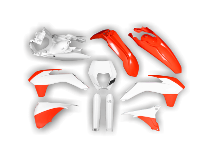 4218 plastics kit ktm exc excf 2014 2015 fluo orange a jy9x