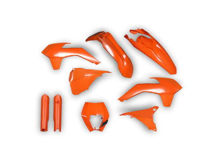 4227 plastics kit ktm exc excf 2014 2015 full orange jy9x