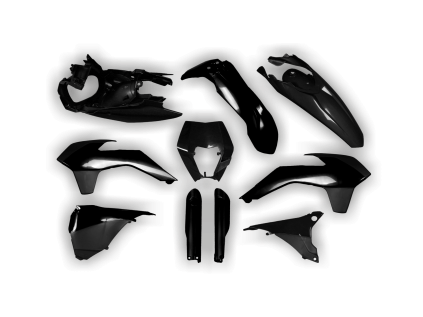 4245 4245 plastics kit ktm exc excf 2016 black a d7pj
