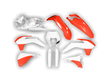 4251 plastics kit ktm exc excf 2016 fluo orange a d7pj