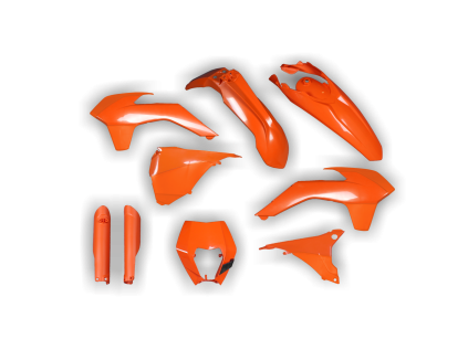 4257 plastics kit ktm exc excf 2016 full orange d7pj