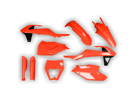 4287 4287 plastics kit ktm exc excf 2017 2018 2019 fluo orange 59mb