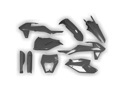 4296 4296 plastics kit ktm exc excf 2017 2018 2019 grey 59mb