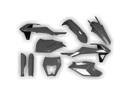 4302 plastics kit ktm exc excf 2017 2018 2019 nardo grey 59mb