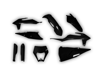 4320 plastics kit ktm exc excf 2020 2021 2022 2023 black 6hzb