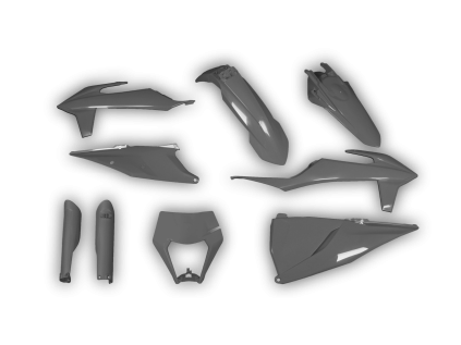 4350 plastics kit ktm exc excf 2020 2021 2022 2023 grey 6hzb