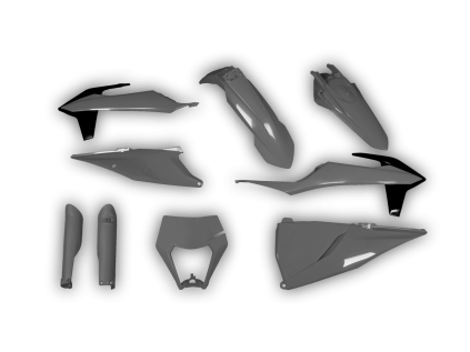 4353 plastics kit ktm exc excf 2020 2021 2022 2023 nardo grey 6hzb