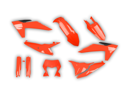 4413 plastics kit ktm exc excf 2024 2025 fluo orange bm4r