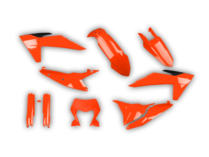 4422 plastics kit ktm exc excf 2024 2025 orange bm4r