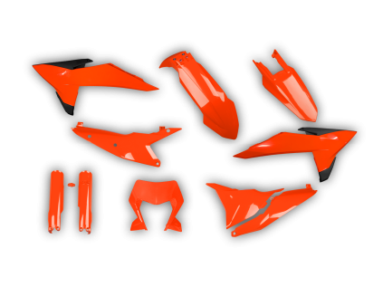 4443 4443 plastics kit ktm exc excf 2026 orange blxb