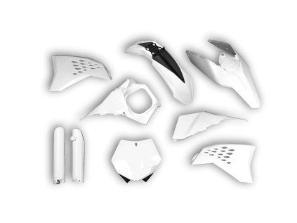 4512 plastics kit ktm smr 450 2008 2009 2010 2011 white a6g8