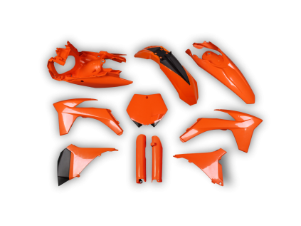 4515 plastics kit ktm smr 450 2012 orange lvs3