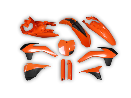 4521 plastics kit ktm smr 450 2013 2014 orange py2d
