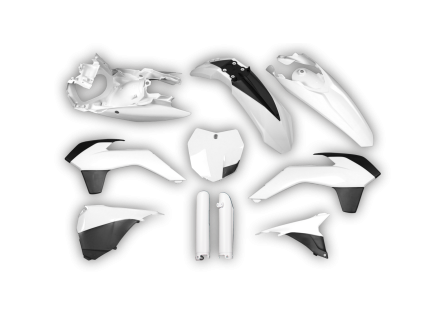 4524 4524 plastics kit ktm smr 450 2013 2014 white py2d